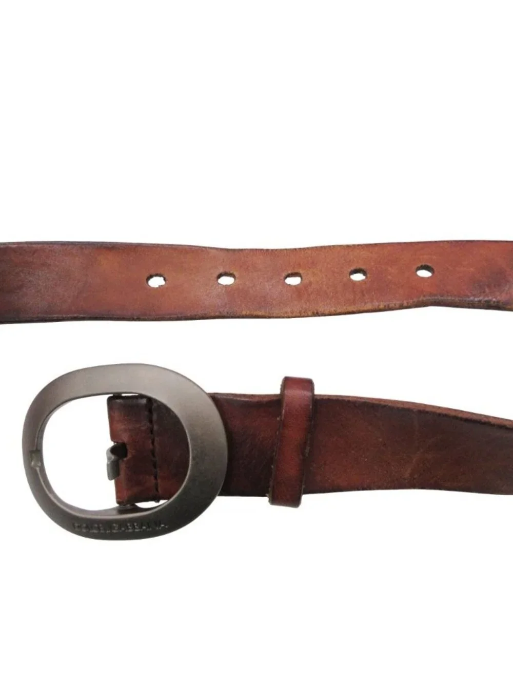 Dolce & Gabbana Belt Leather Brown 95